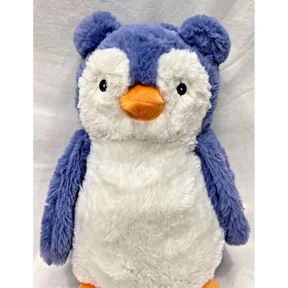 Silver One Owl Blue Purple Bird Lovey 12" Plushy Stuffed Animal Toy Cuddle NWOT - Picture 2 of 8